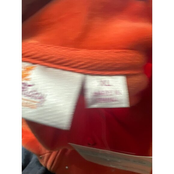 NEW Quacker Factory Womens XL Orange  Quilted Vest W/ Rhinestone Accents & Zip F - Picture 4 of 11